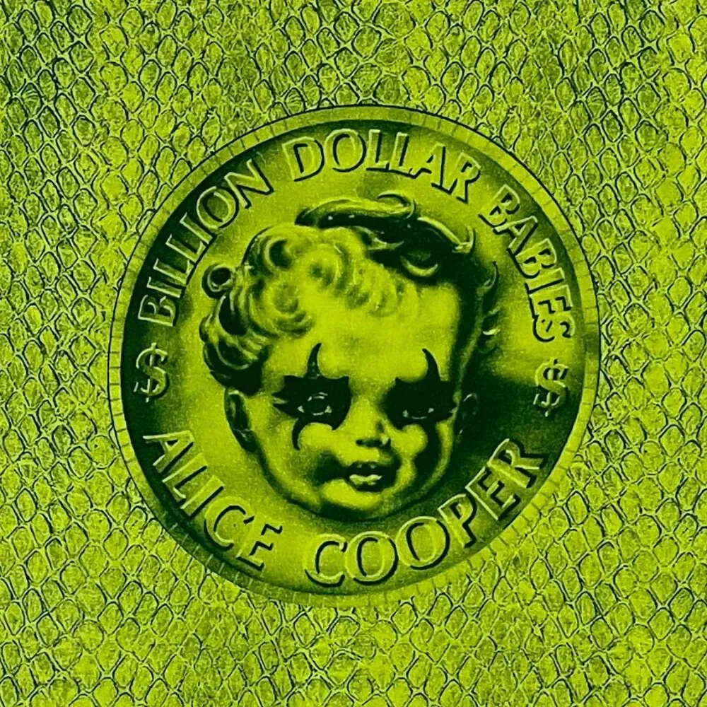 Alice Cooper- Vintage 1999 Tour- Million Dollar Babies Snakeskin Allover - Picture 3 of 10